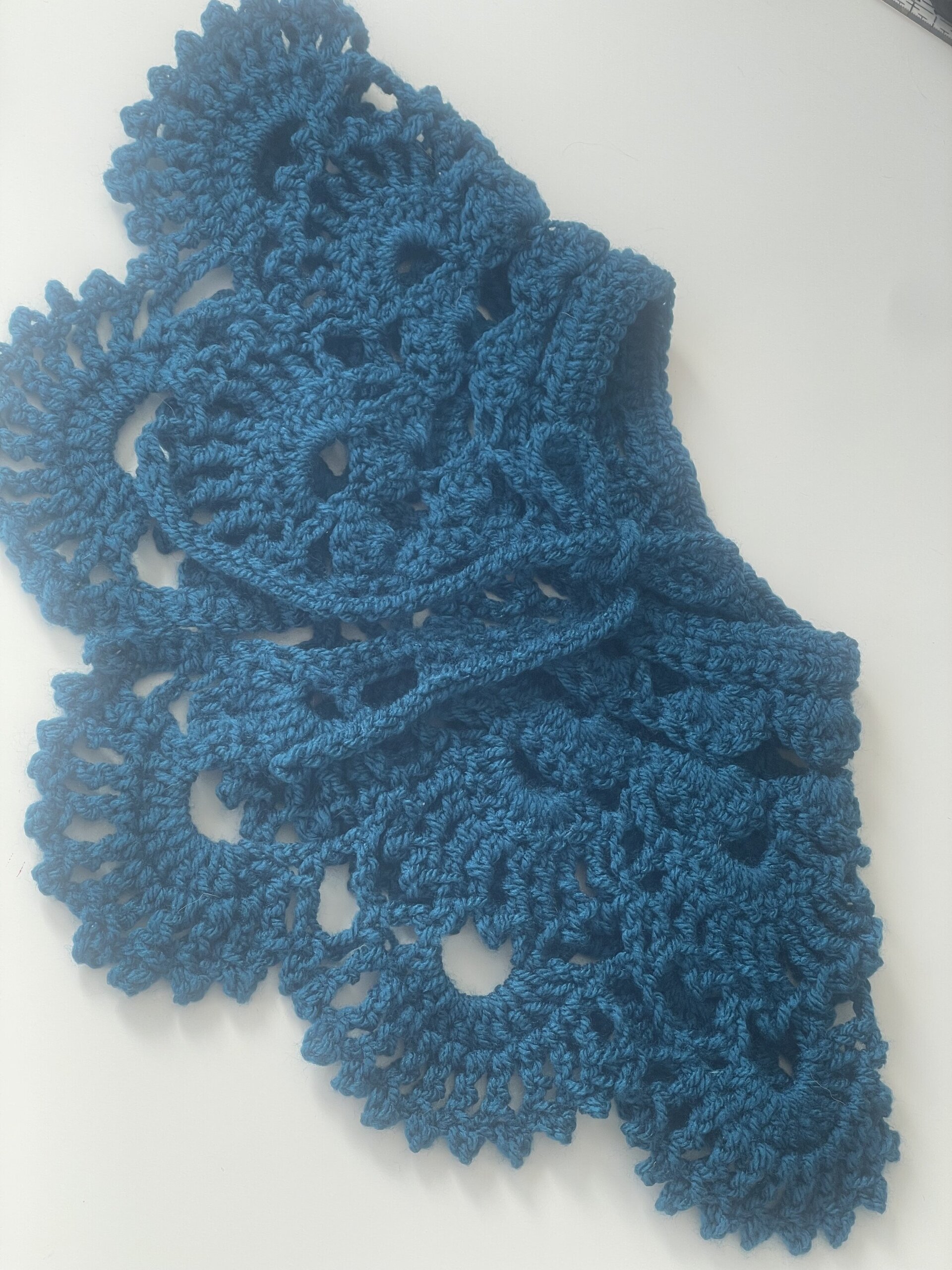 Cuello tejido a crochet. - 4