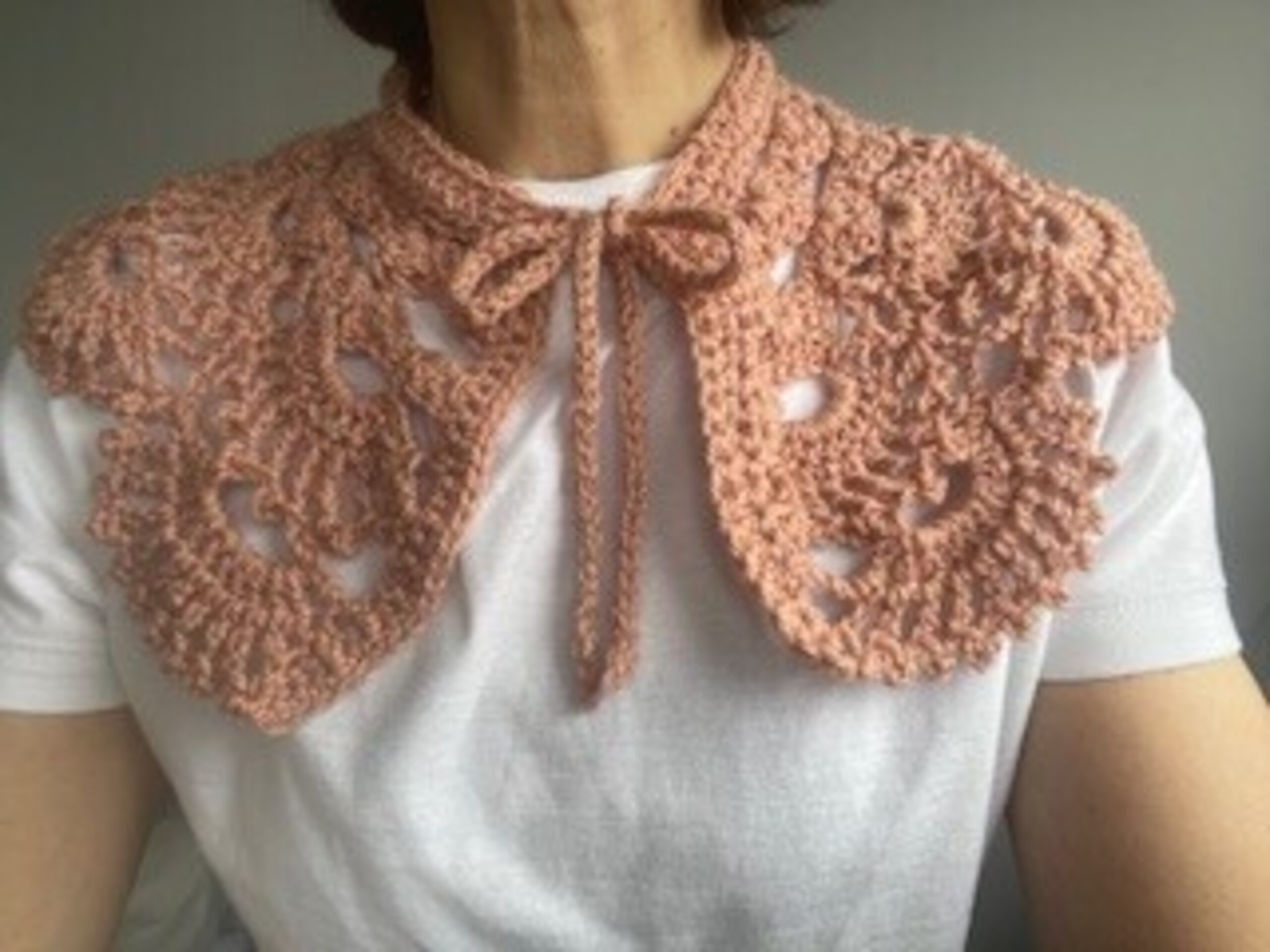 Cuello tejido a crochet. - 8